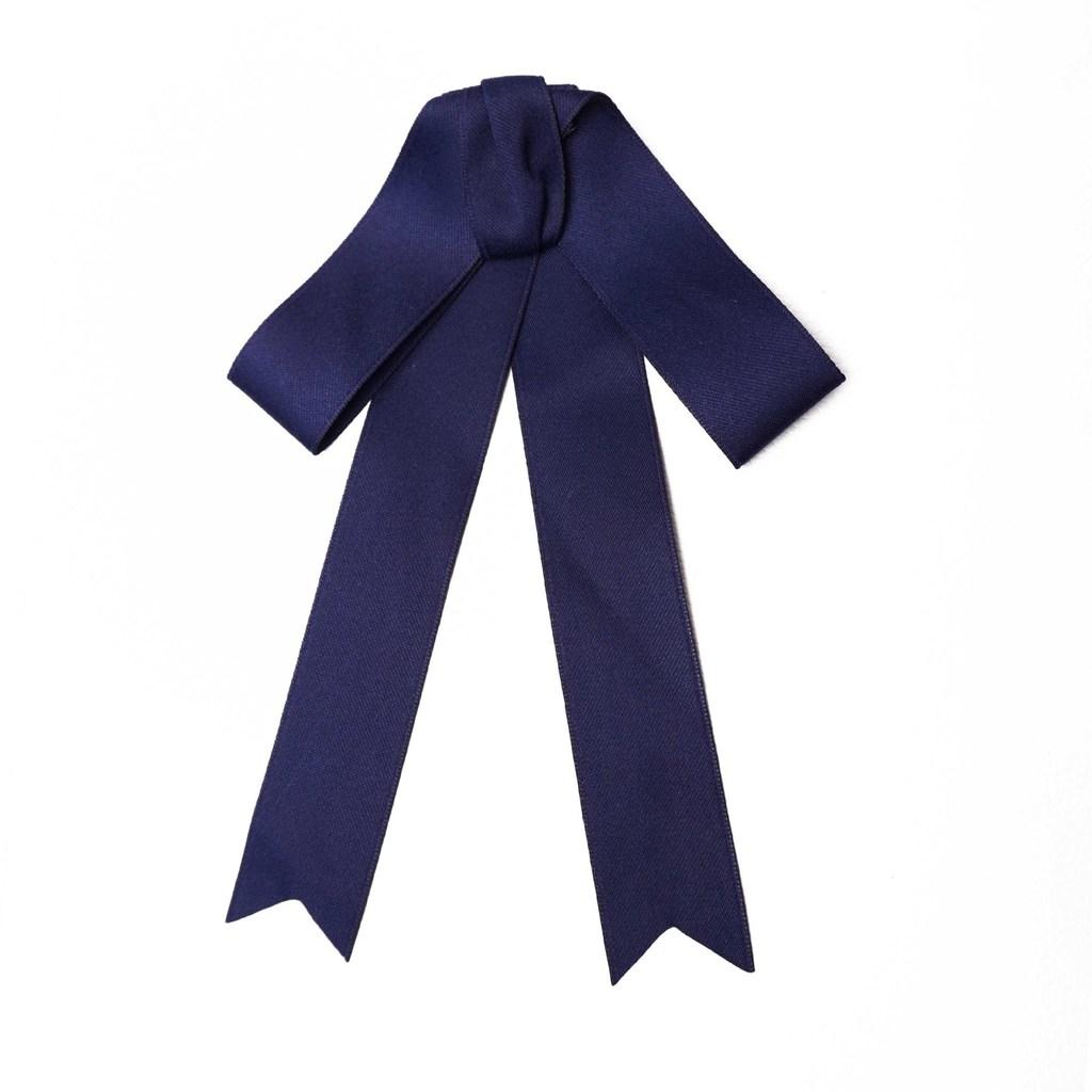 Butterfly Bow Tie Pin For Women With Satin Ribbon Elegant School Style Accessory