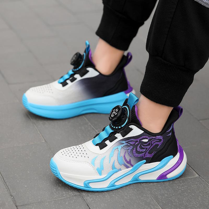 Boys Shoes 2025 Spring New Boys Middle and Older Children Breathable Mesh Shoes Children Fashion Leisure Sports Classmates