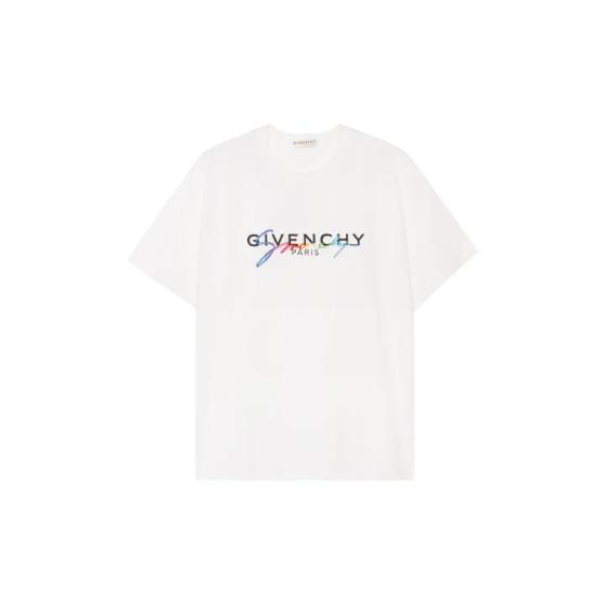 

Givenchy Сорочка Повсякденна Чоловіча Біла з Принтом Літер PARIS XXXL