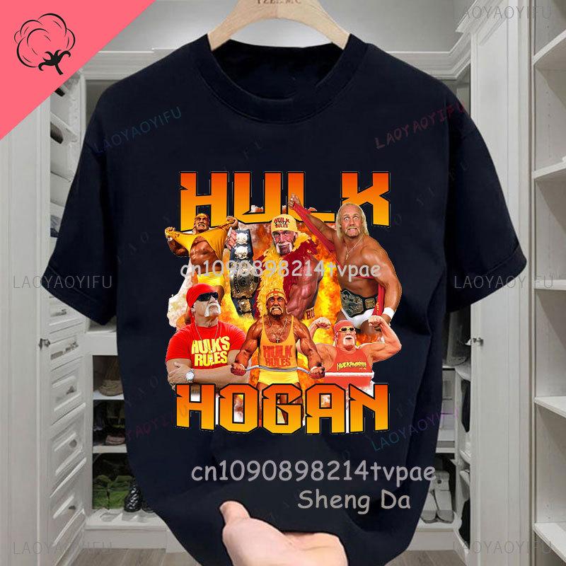 Hulkhogan Angel Tribute Tee Wrestling Legend Rip Camiseta See You At The Main Event In Heaven Hulkaunisexia Memorial Cotton Tshirt