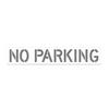 Silicone No Parking Stencil 12" Tall Letters Pavement Sign Stencil for Parking Lot Reusable Parking Zone Marking Templates for Concrete Curbs Pavement