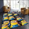 Stylish Minions Design Non-Skid Area Rug Living Room Bedroom Soft Carpet Children Play Mat Home Decor Gift
