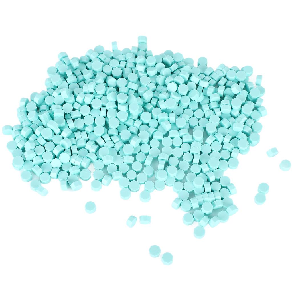 Sealing Wax Beads Pure Color Odourless Smokeless Portable Quick Dry Wax Stamp Beads for Envelope Cards Invitations