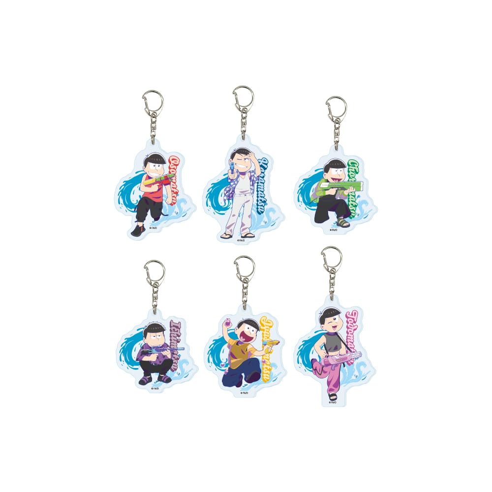 Осомацу-сан 01 Версия Фестиваля Воды. [Оригинальная иллюстрация] Полный набор акриловых брелоков (Коробка из 6 шт.)