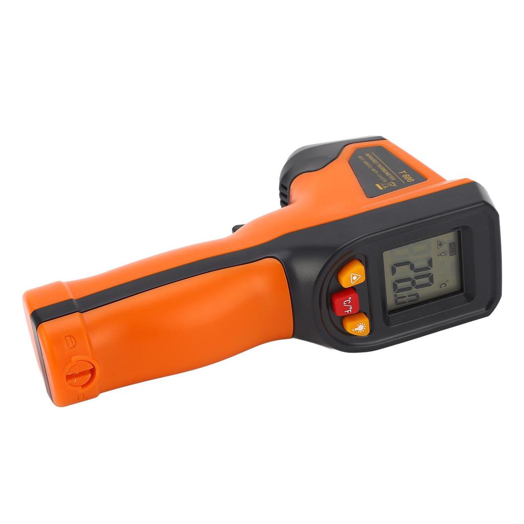 LCD HD Temperature Gun High Accuracy Infrared Thermometer Gun for Cooking Refrigeration Steel