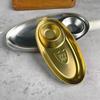 304 Stainless Steel Oval Divided Snack Plate