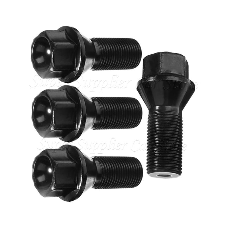 M14x1.25 New 4/5/10/20PCS Car Wheel Lug Bolt Nuts For BMW 1 3 5 7 Series X1 X3 X5 X6 F20 F30 F07 F25 E70 36136781151 36136890324