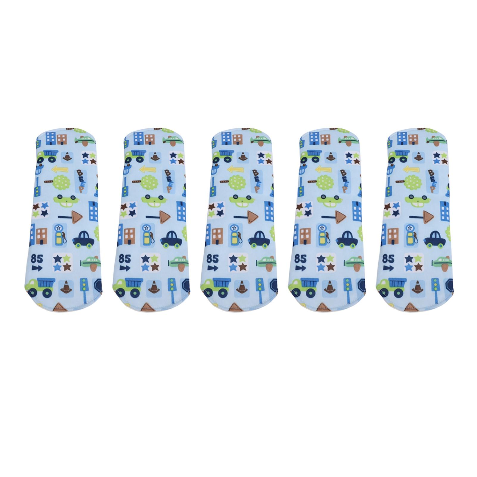 

5 ШТ. Многоразовые гигиенические прокладки Высоковпитывающие Дышащие Моющиеся Мягкие Тканевые Менструальные Прокладки 18 Х