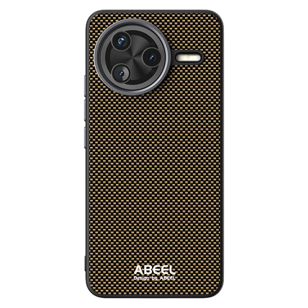 

ABEEL For Xiaomi Redmi K80 Pro 5G Case Compatible with MagSafe Printed PC TPU Aluminum Alloy Leather Phone Cover Gold