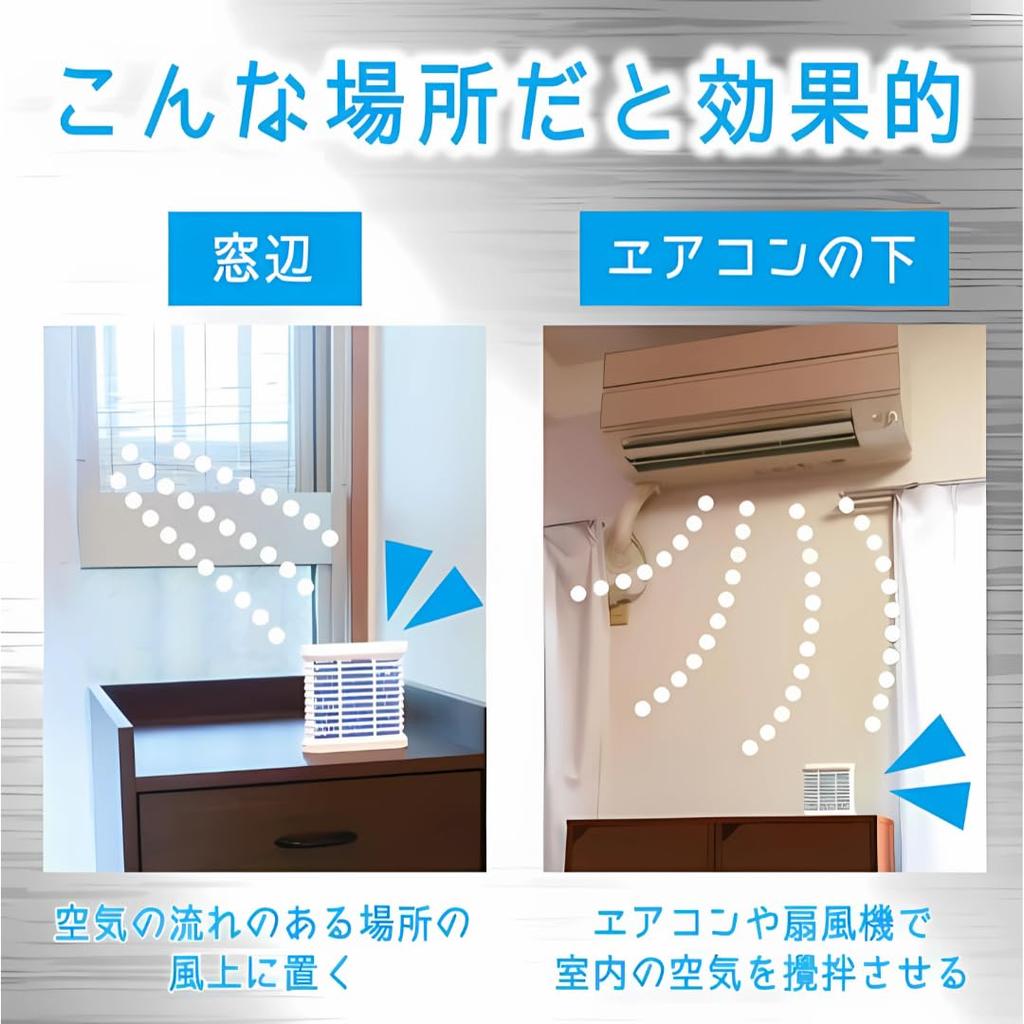 Set of 2: Kincho Shinkatori 200-Day Repellent (2 units) + Start Date Sticker, Odorless, Quasi-drug for Mosquito Repellent