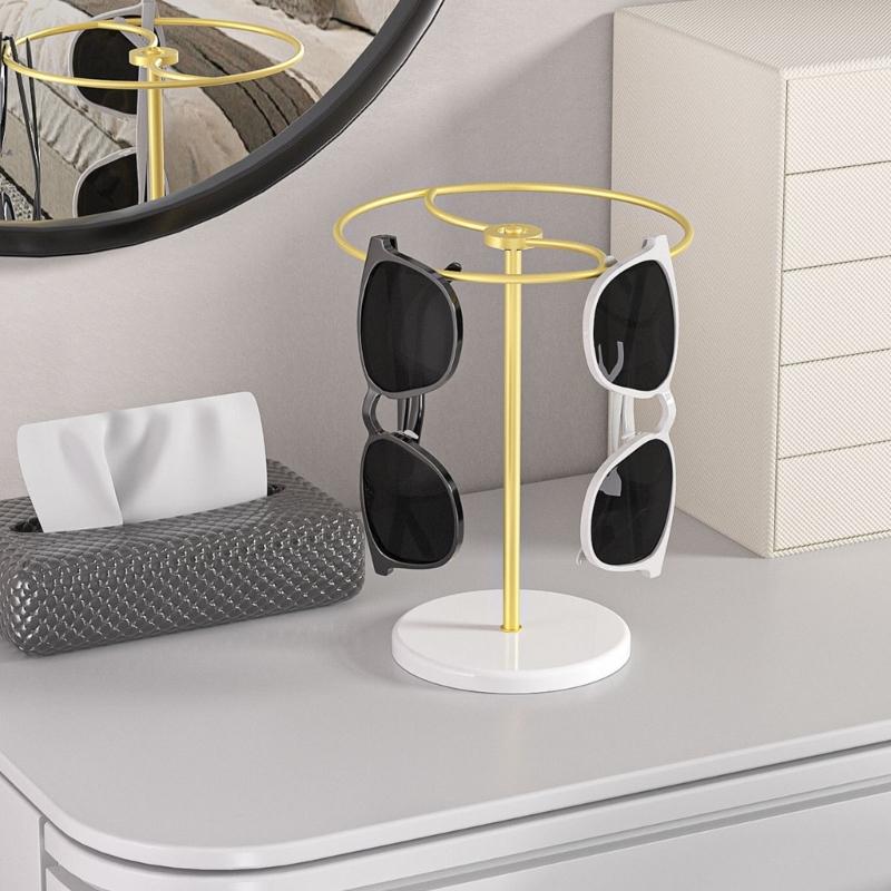 360 Degree Metal Eyeglass And Sunglasses Display Stand Featuring Sturdy Construction Modern Design For Secure Showcase