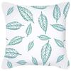 Blue Green Flower Leaf Printed Pillowcase Stripe Geometric Sofa Cushion Cover Home Decor Throw