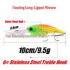 Deep Diving Bionic Minnow Lure Set - Floating Hard Artificial Bait for Long Cast Fishing