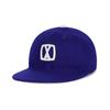 VARZAR VA Square Applique Wool Baseball Cap Ultramarine