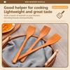 Smooth Surface Cooking Shovel Long Handle Kitchen Cooking Tool Wooden Spatula  Non Stick Pan Cook