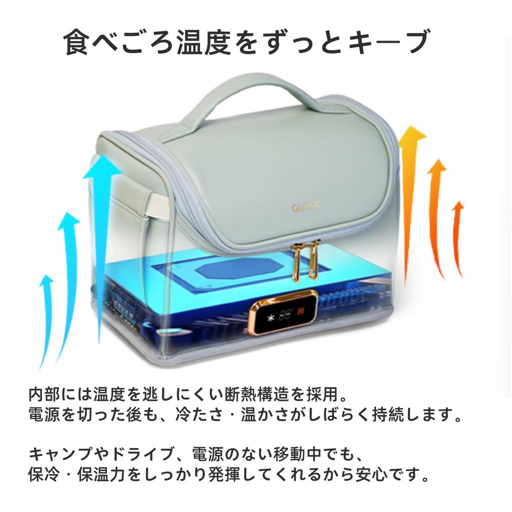 Car Portable Cooler Car Cooler Compact Insulated Lunch Outdoor Cooler Peltier USB Car Mobile Use OK Practical 4L Size Lightweight Cooler/Heated Bag,