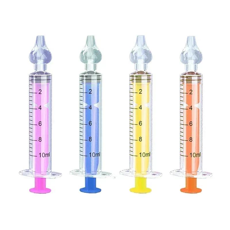 Needle Tube Baby Nasal Aspirator Syringe Baby Nose Cleaner Kids Rhinitis Nasal Washer Reusable Nasal Irrigator Washing for Child