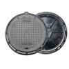 Heavy Duty Cast Iron Ductile Manhole Cover with Seat for Sewer, Rainwater, Sewage, and Valve Wells