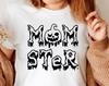MOMSTER Halloween Shirt, Pumpkin Spooky Creepy Halloween T-Shirt, Witch Ghost Boo Shirt Pumpkin Birthday Gift For Her Presents Fall Tee Tops