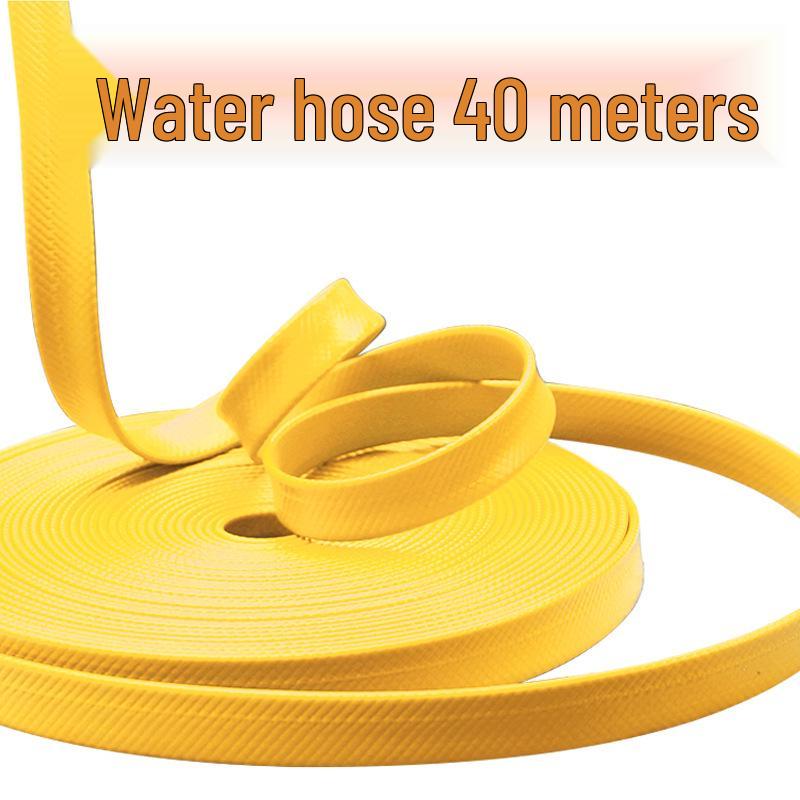 4-Point TPE Garden Hose: Home Car Wash & Watering with Water Gun Nozzle