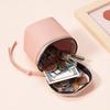 Yousheng Mini Coin Wallet Small Zippered Faux Leather Pouch Portable Coin Purse Travel Storage Case for Lipstick Cash Coins Cards