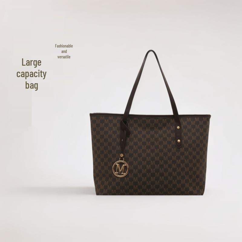 Women's 2025 Trendy High-End Versatile Shoulder Handbag: Large Capacity Underarm Tote