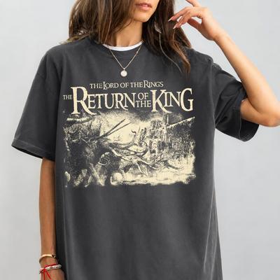 The Return of the King Shirt, Vintage Lord of the Rings T-Shirt, Battle of Pelennor Fields Graphic Tee, JRR Tolkien Book Fan Gift