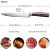 GRILLOX Meat Knife Carving Knife Professional Chef's Knife 20cm Kitchen Knife Sharp