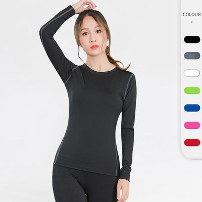 New Women'S T-Shirt Quick Drying Jacket Long Sleeved Yoga Sportswear Fitness Running Slim Fit Top Half Zip Hoodie