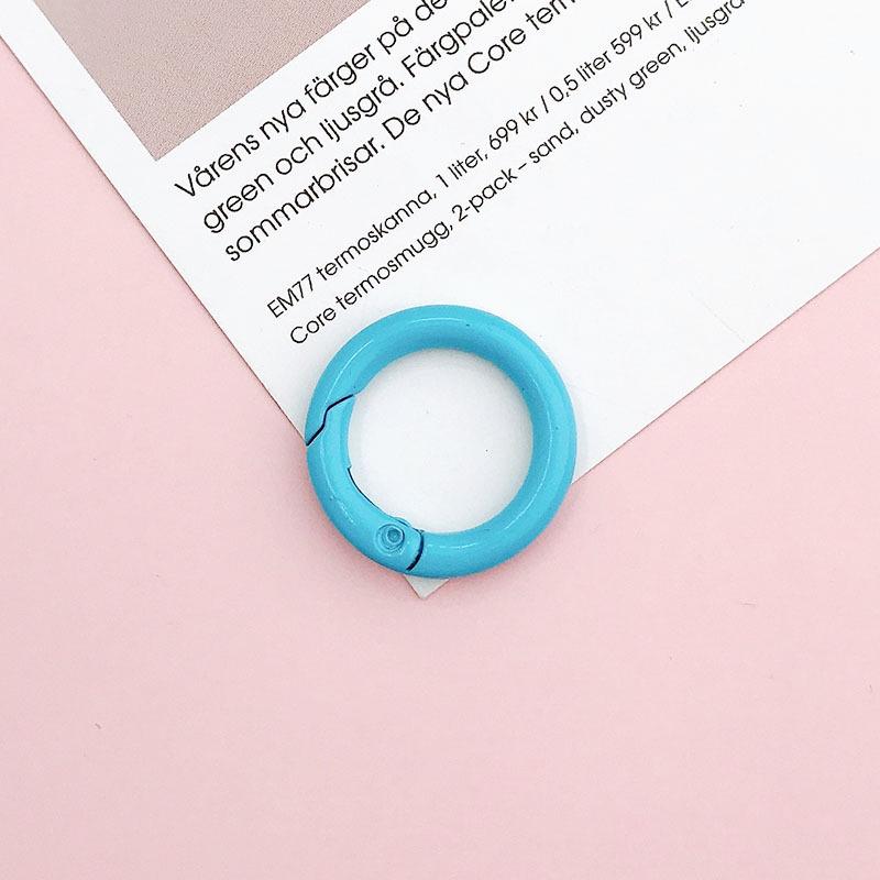 Anelli a Molla Colore Caramella – 25mm Accessori per Gioielli e Portachiavi