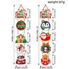 Christmas Door Hanging Couplets Cartoon Noel Santa Claus Snowman Door Curtain Hanging Navidad Merry Christma Decor 2027 Favor