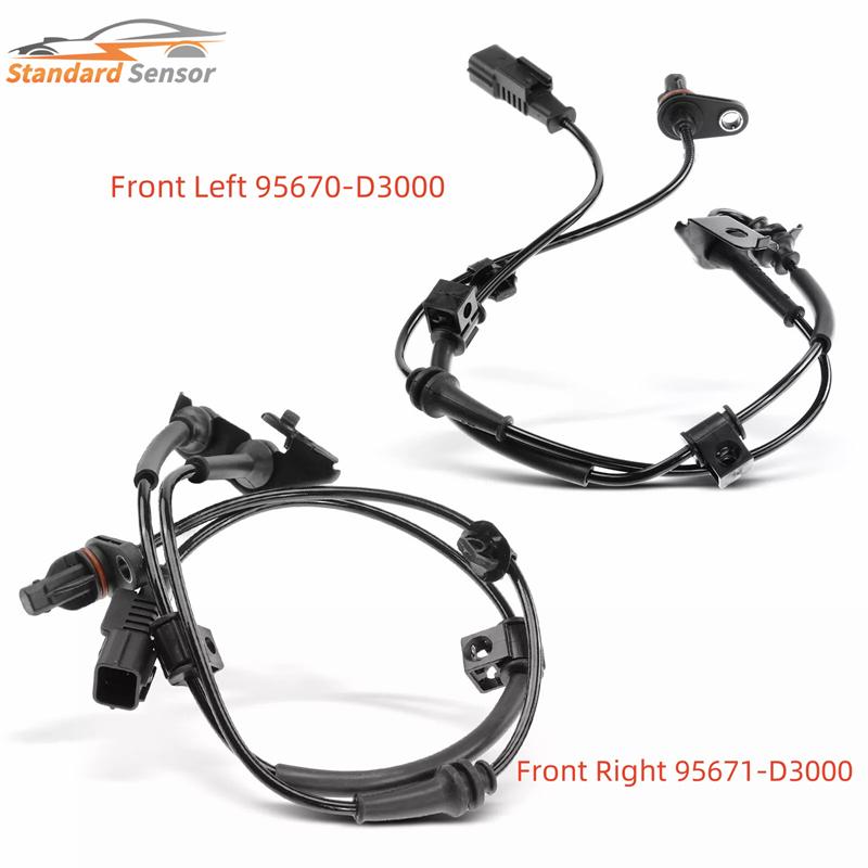 Front Left Right 95670-D3000 95671-D3000 ABS Wheel Speed Sensor  for Hyundai Tucson Kia Sportage Front Left