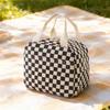 Lunch bag, bring food to work, portable, portable, insulated bento bag, corduroy strawberry meal bag, ice pack xtz