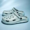 Hole Shoes Men'S Cool Slippers Non-Slip Soft Sole Couple Beach Shoes Casual Sandals Outdoor Slippers Men'S Outer Wear