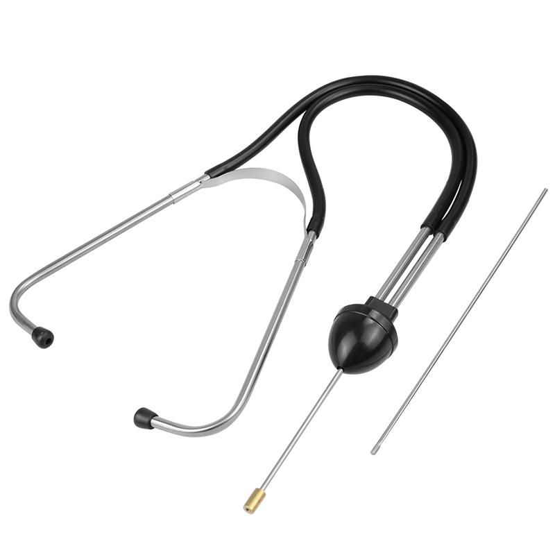 22.5+7CM Mechanics Cylinder Stethoscope Car Engine Block Diagnostic Automotive Hearing Tools Anti-shocked Durable Chromed-steel