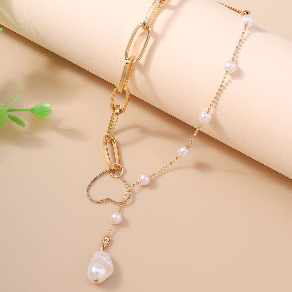 Elegant Water Drop Pearl Choker Necklaces Pendants for Women Girls Party Jewelry Gifts
