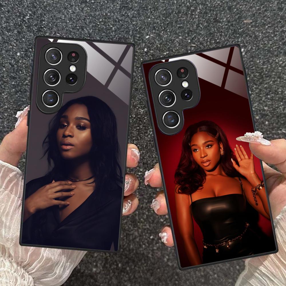 Normani Kordei Glass Mobile Phone Case for Samsung Galaxy S26 S25 S24 S23 S22 S21 S20 Note20 Plus FE Ultra Colorful Cover