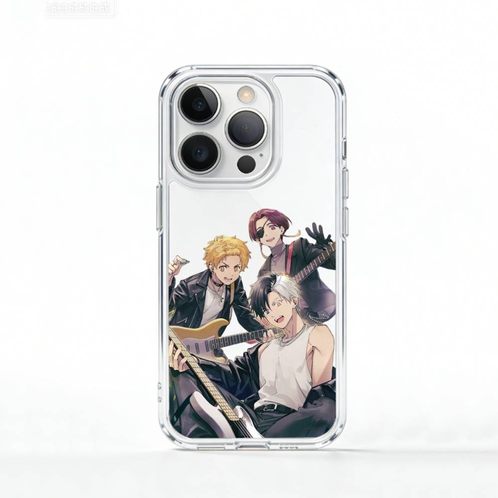 Anime W-Wind B-Breaker    Phone Case For iPhone 17 16 15 14 13 12 11 Mini Pro Max Plus Transparent Cover