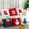 Soft Christmas Pillowcase Plush Cushion Cover Warm Throw Pillowcover  Living Room/Office