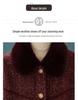 Women's Stylish Winter Coat: Middle-aged and Elderly Imitation Mink Velvet Woollen Thick Knit Cardigan Top