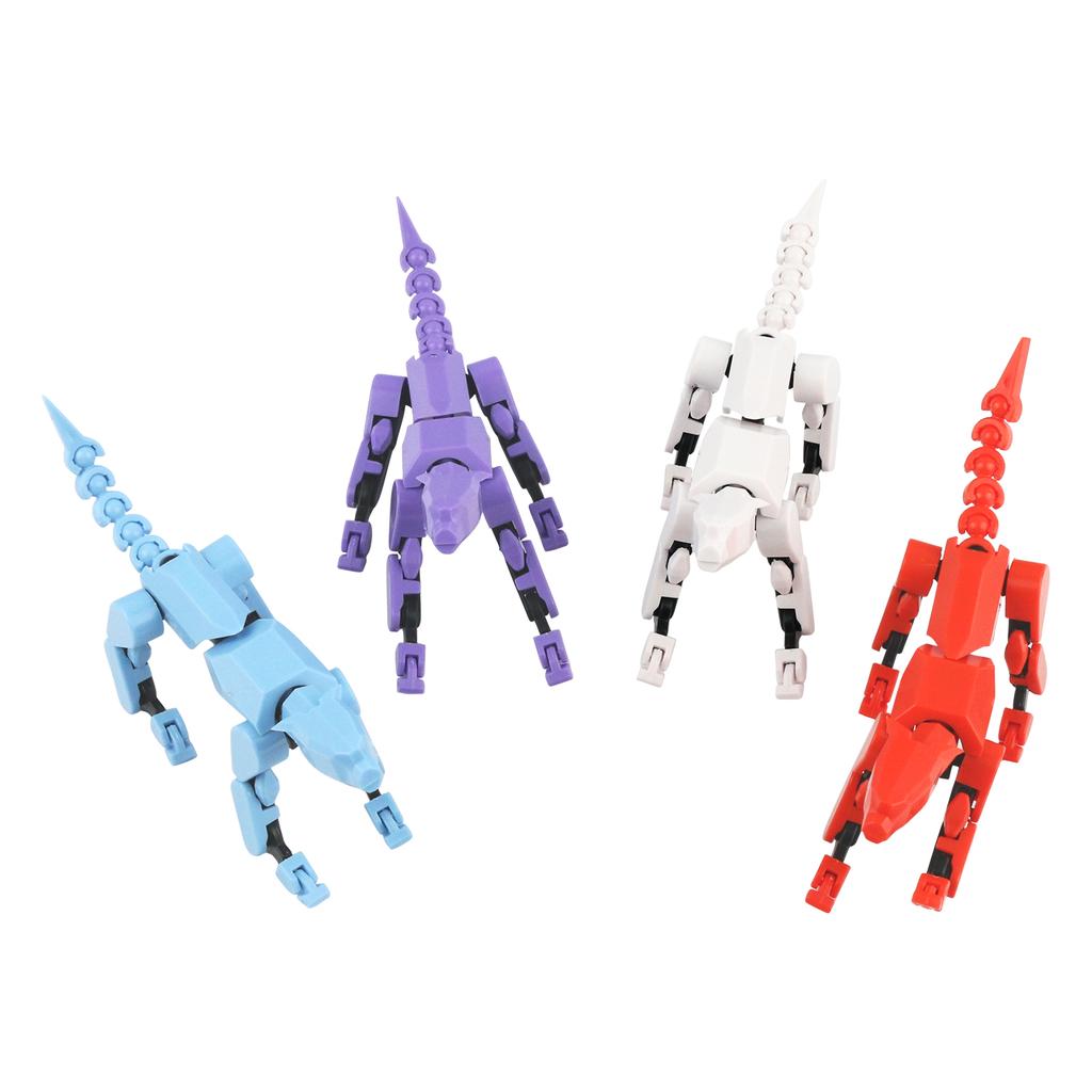 Puzzle New Unique Assembly Doll Block 3D Printing Dog Multi Joint Full Body Activity Decompression Toy
