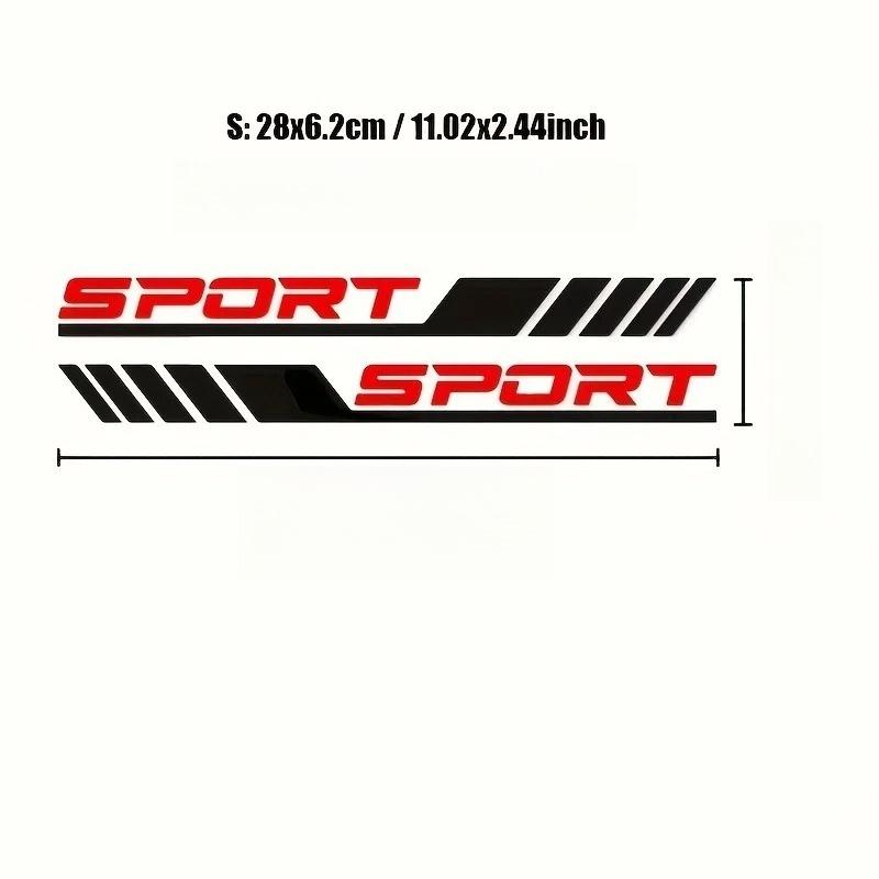 Car Door Side Sport Diagonal Stripe Vinyl Stickers, DIY Auto Body Styling Decals, Durable Waterproof Vehicle Decor Accessories