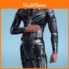 Combinaison Cosplay Mécanique Imprimée en 3D Ajustée pour Adultes pour Halloween et Jeu de Rôle
