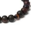 Nenjudo Prayer Striped Ebony 22 Beads Tiger Eye Stone Tailoring Prayer Handmade Prayer Beads Made In Japan That Can Be Used by All Sects Prayer Beads