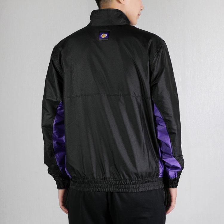 Nike Leichte NBA Los Angeles Lakers Sportjacke Herren Jacke Schwarz CJ7115-010