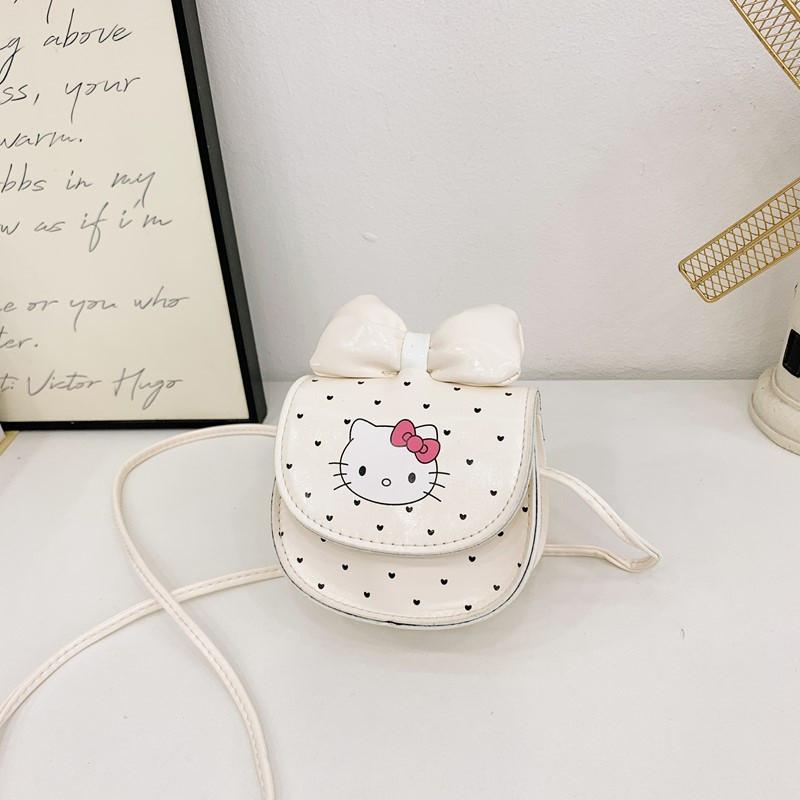 Cat Children Cute Mini Pouch Seam Stitching Versatile Casual Outfits