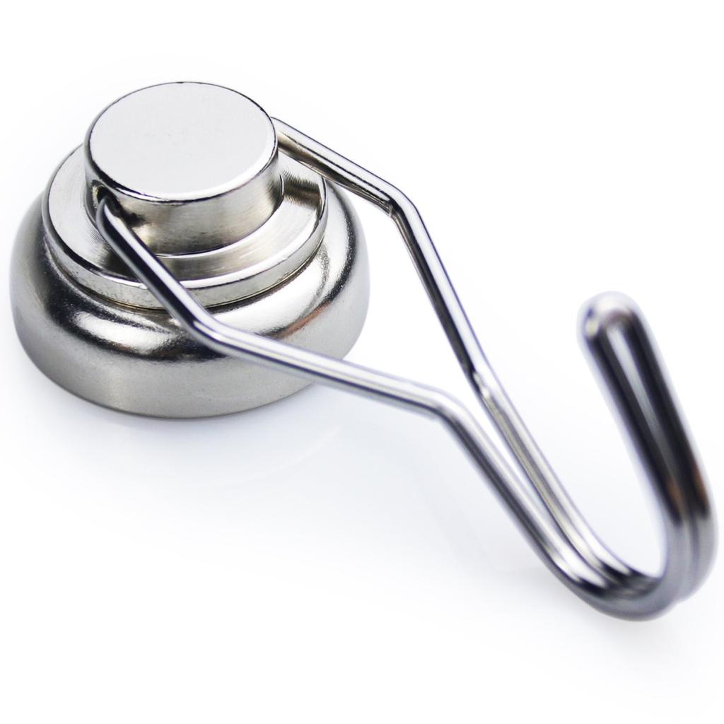Schwenkbarer, starker Neodym-Magnethaken, magnetische Kühlschrankhaken, starker Neodym-Magnethaken zum Aufhängen, Grill