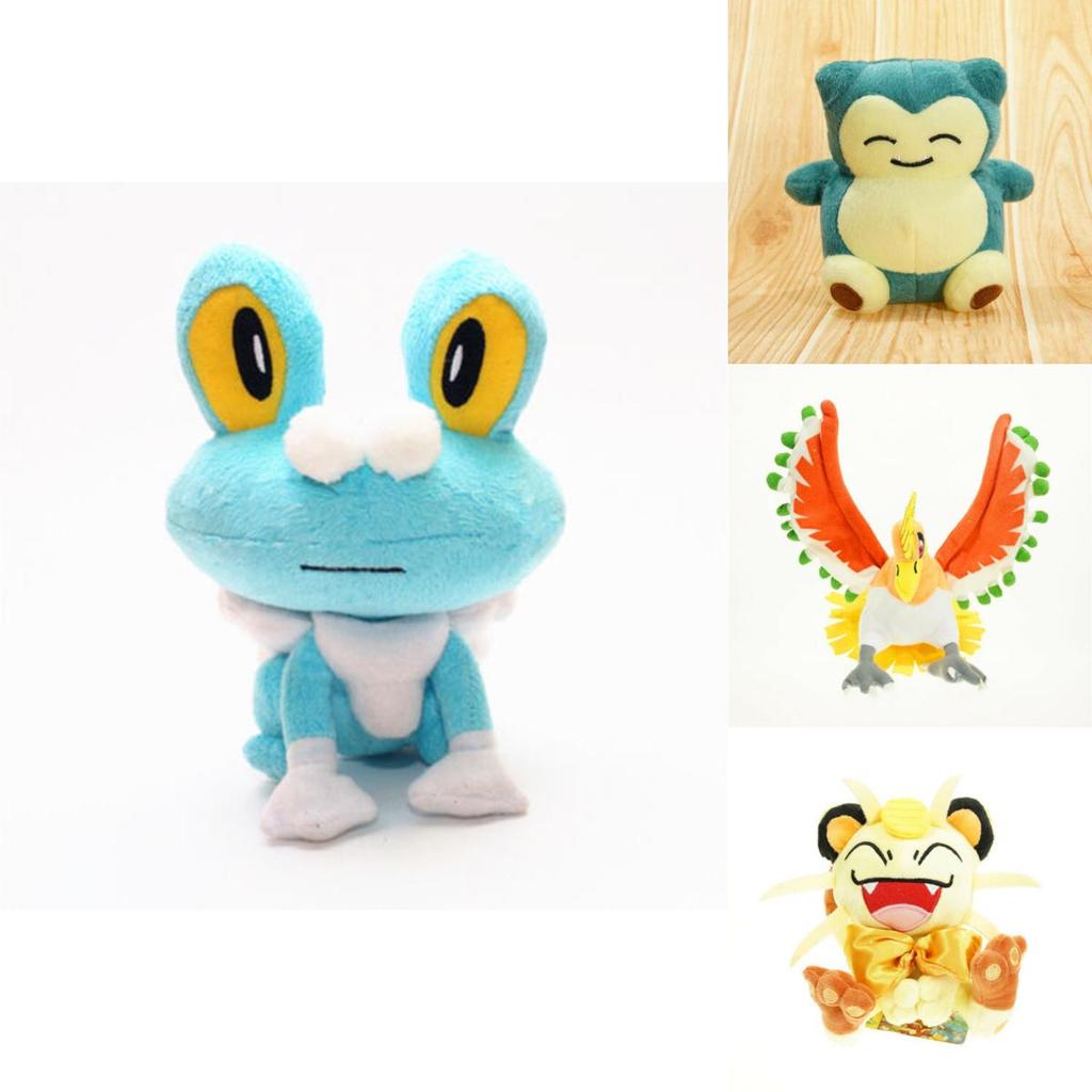 Pokemon Snorlax Squirtle Collectible Soft Stuffed Plush Toy High Quality Gift For Pokemon Fans Great As A Pillow