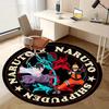 1pc Naruto Shippuden Anime Fight Scene Circular Rug - Home Decor, Office Round Mat, Outdoor Carpet Gift for FansRC2799