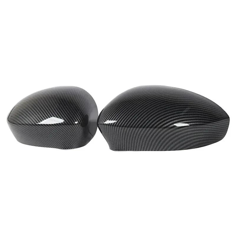 For Fiat 500 2007 2008 2009 2010 2011 2012- Car Rearview Side Mirror Cover Wing Cap Exterior Door Housing Shell Trim Sticker